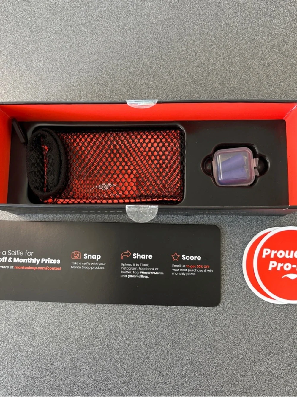 Manta Sleep Mask Pro Cooling Breathable - Picture 6 of 9